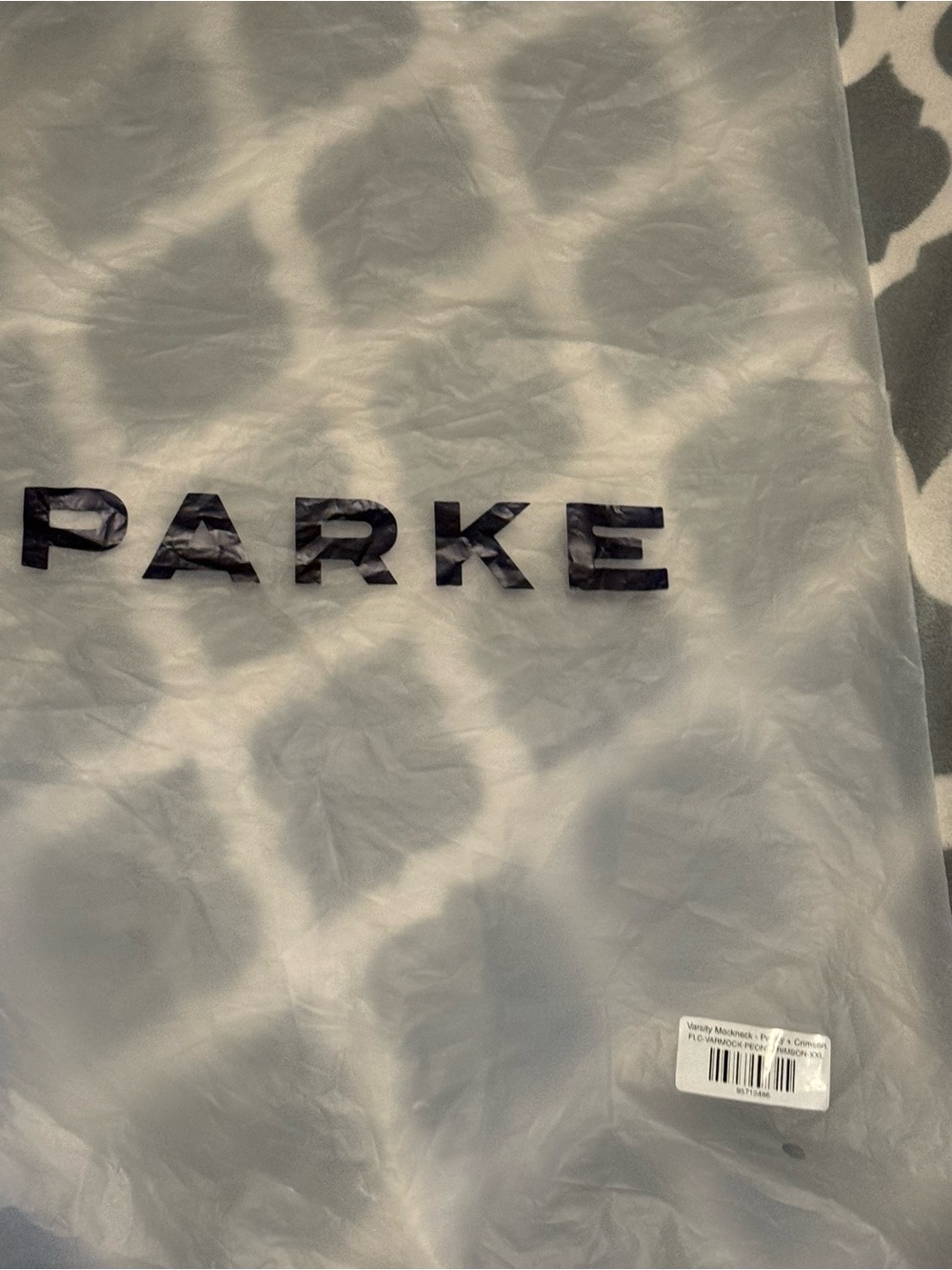 PARKE VALENTINES DAY COLLECTION PEONY/CRIMSON SIZE XL - Picture 5 of 5